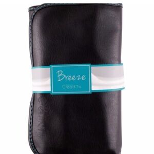 Black Leather Travel Case by beauty Creations